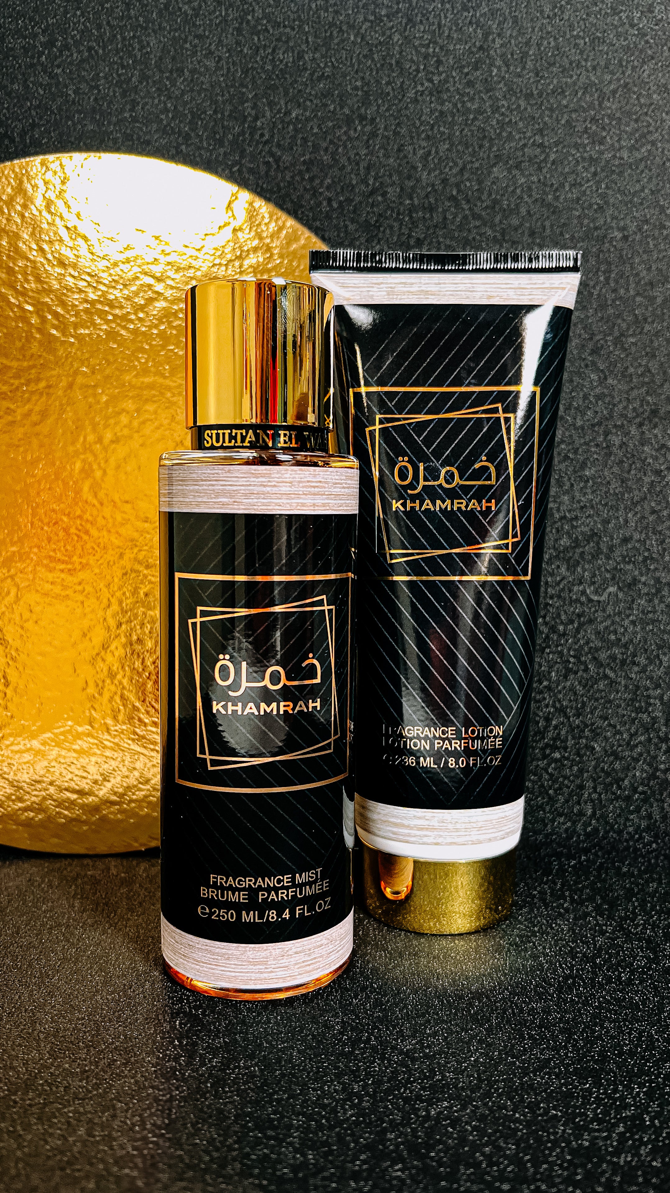 Khamrah Body Mist and Cream |Box Set